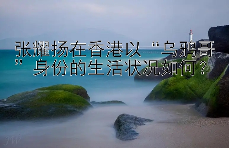 张耀扬在香港以“乌鸦哥”身份的生活状况如何？