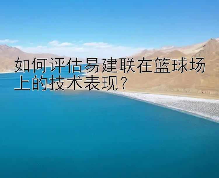 如何评估易建联在篮球场上的技术表现？