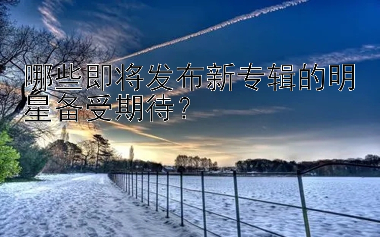 哪些即将发布新专辑的明星备受期待？