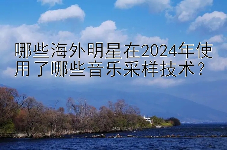 哪些海外明星在2024年使用了哪些音乐采样技术？